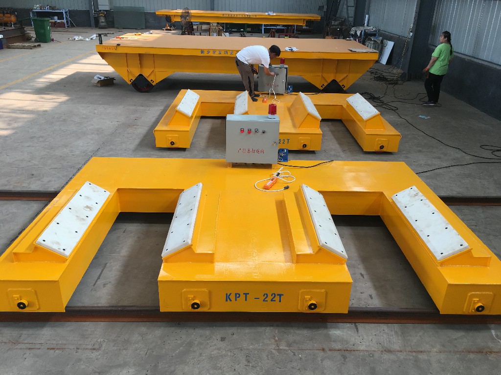 KPT-22T雙V型架卷材運輸軌道平車(chē)