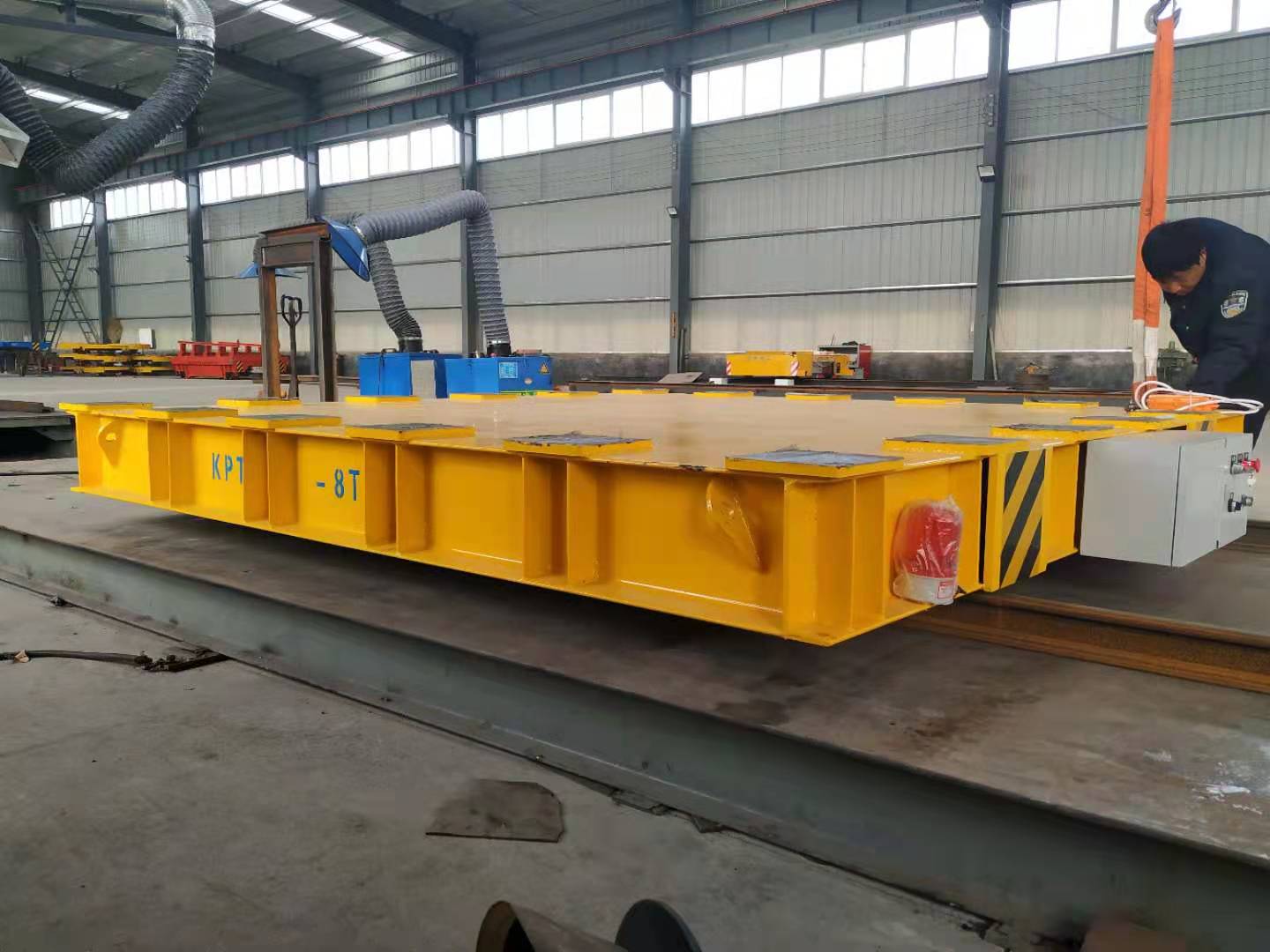 拖纜電動(dòng)平車(chē)下線(xiàn)測試